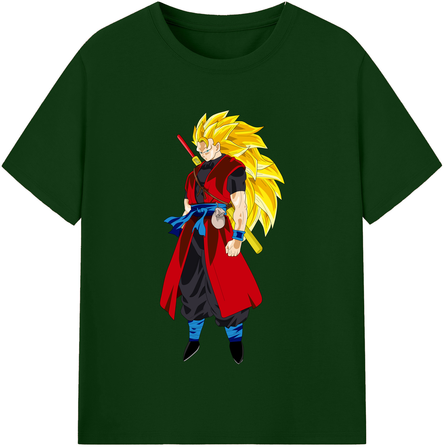 （画像用） ドラゴンボール トランクス（Torankusu）DRAGON BALL Trunks 綿100％半袖Tシャツ（フロントプリント）